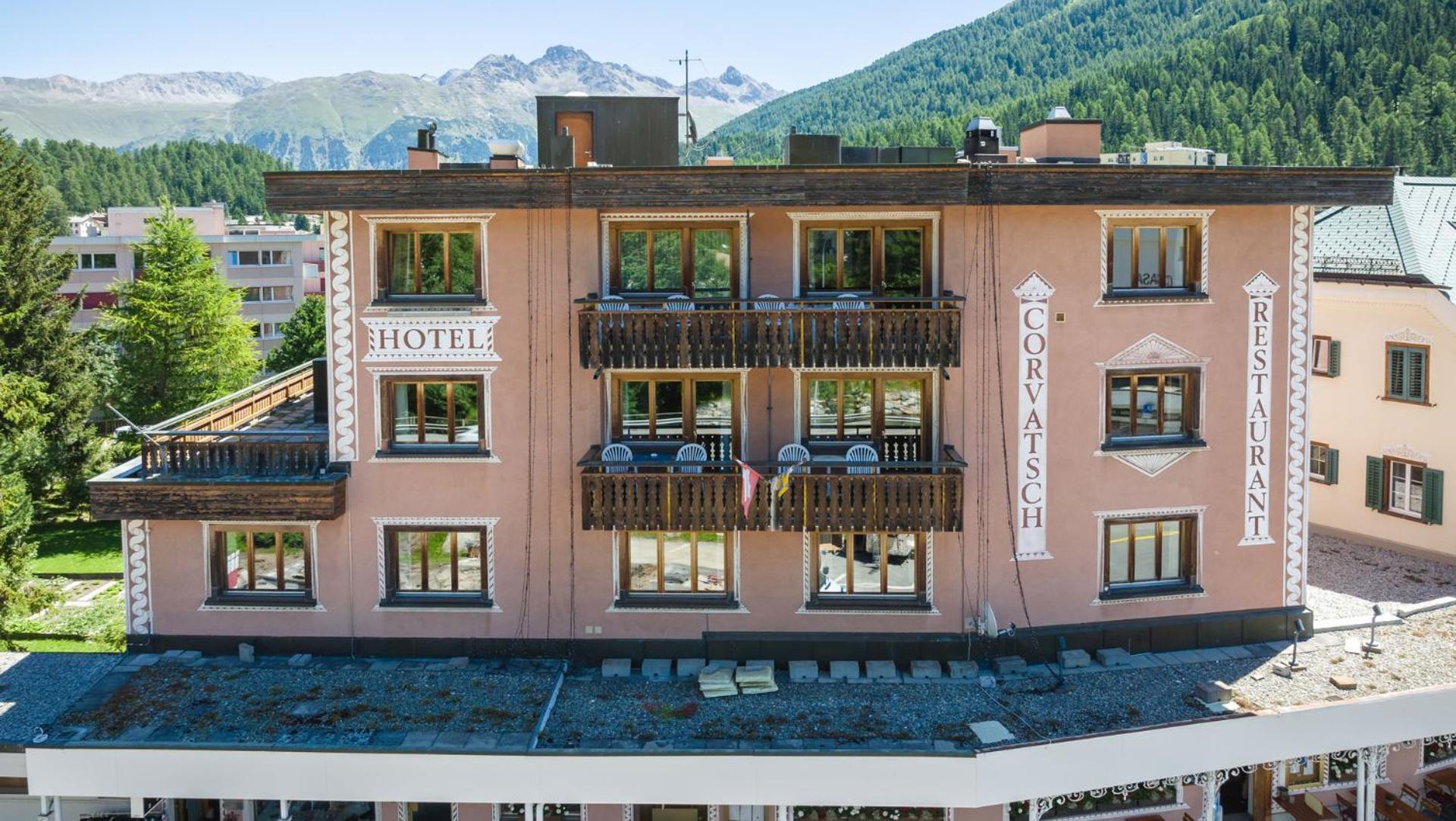 Hotel Corvatsch - Web Check-In Санкт-Моріц Екстер'єр фото